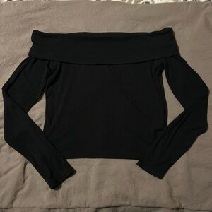 Cotton On Black Off-Shoulder Top